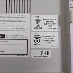 3-cab5 Edwards Fire Alarm Control Panel Cabinet W/ Door Assy