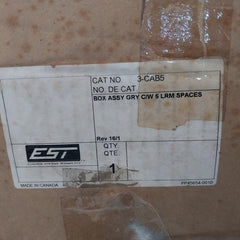 3-cab5 Edwards Fire Alarm Control Panel Cabinet W/ Door Assy