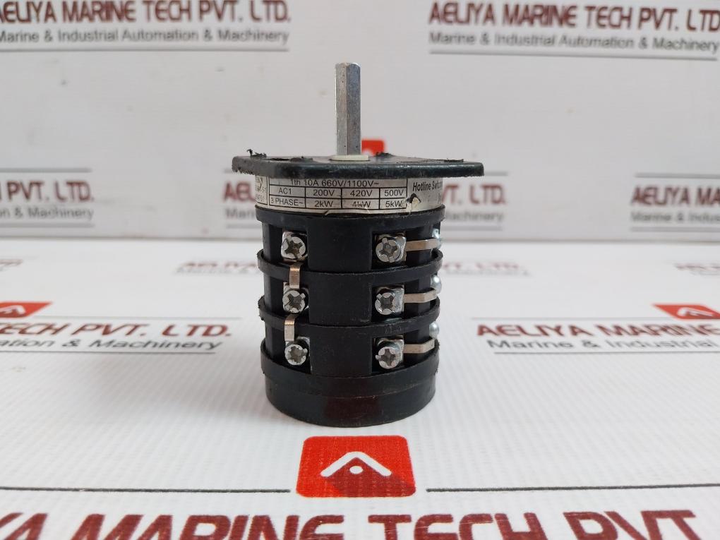 3-phase Cam Operated Rotary Switch 6 Amps Vaishno Hotline Hg-91C