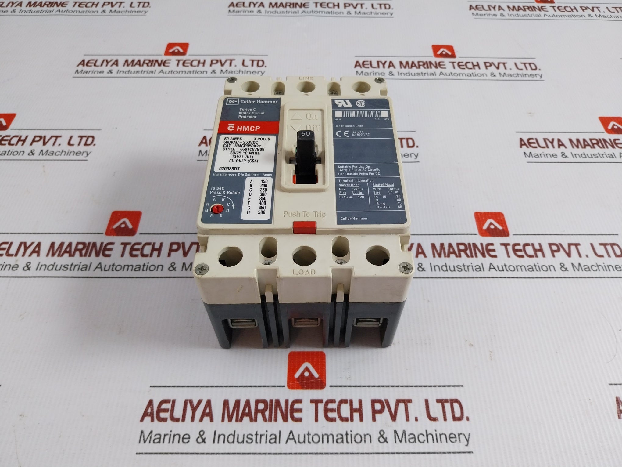 3-pole-Motor-Circuit-Protector-by-Cutler-hammer-Hmcp050K2C-Ser-C-50-Amps-250-Vdc-1