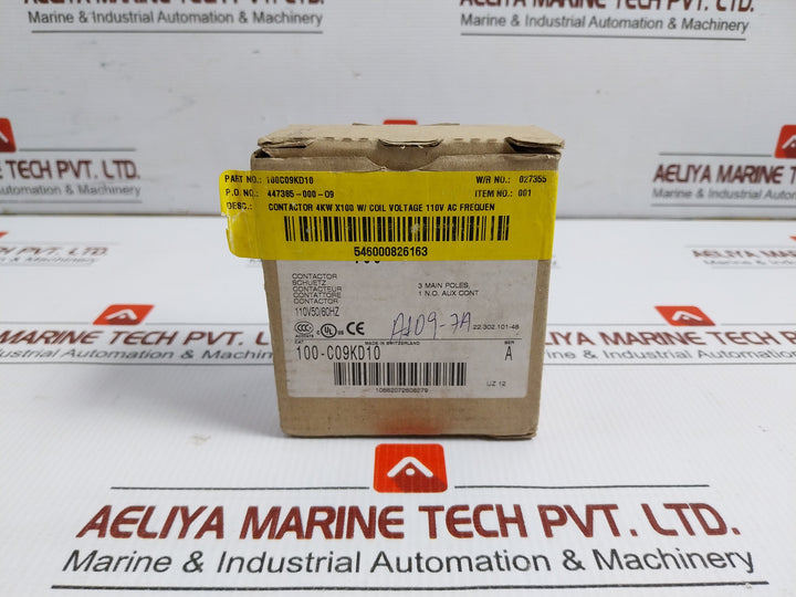 3-pole Contactor 600Vac 25A 3912152900150 Allen-bradley 100-c09*10
