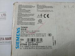 3-pole Contactor Ac 220V 50/60Hz Siemens 3Tf46 22-0Xn2