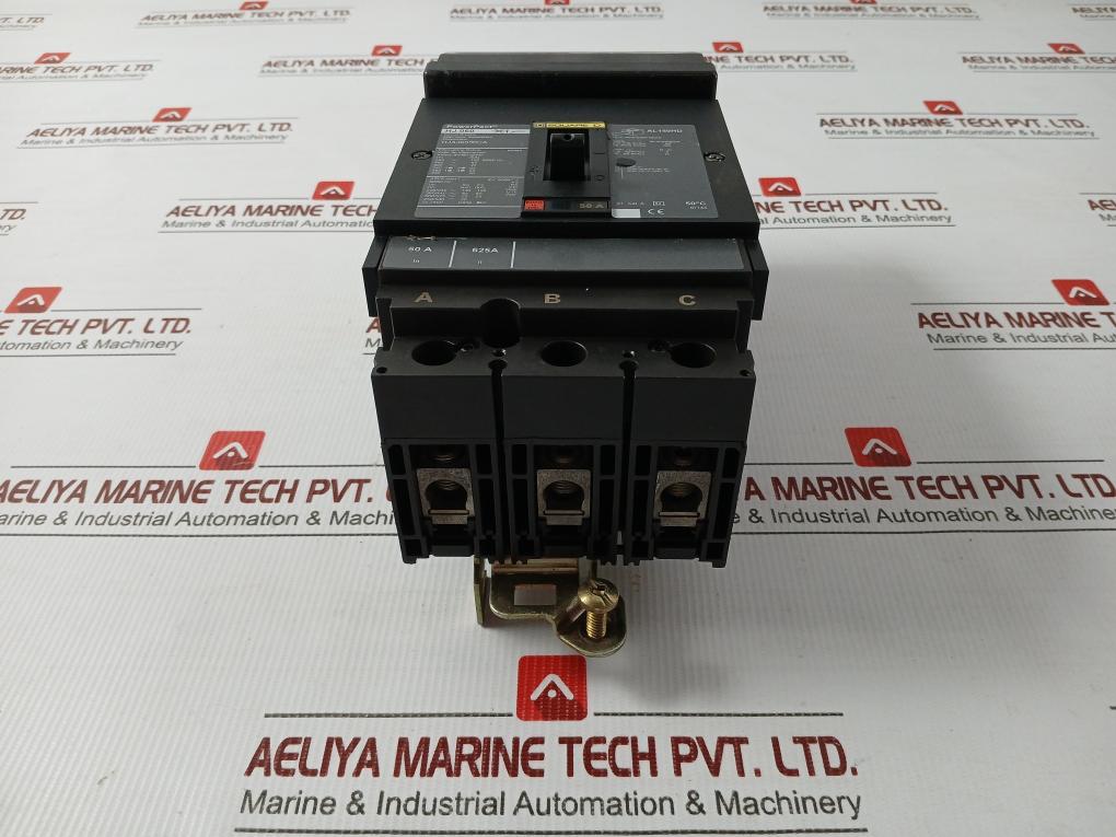 3-pole Molded-case Circuit Breaker Hj-060 Square D 750V 50/60Hz
