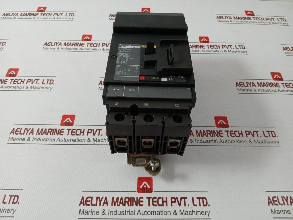 3-pole Molded-case Circuit Breaker Hj-060 Square D 750V 50/60Hz