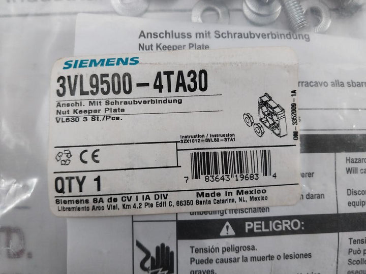 3-pole Molded Case Circuit Breaker 3Vl5763-2Dc36-0Ae1 Siemens