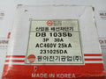 3-pole Molded Case Circuit Breaker Devico Db103Sb Dong-a Electric 30A 690V