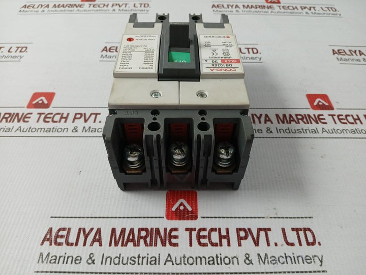 3-pole Molded Case Circuit Breaker Devico Db103Sb Dong-a Electric 30A 690V