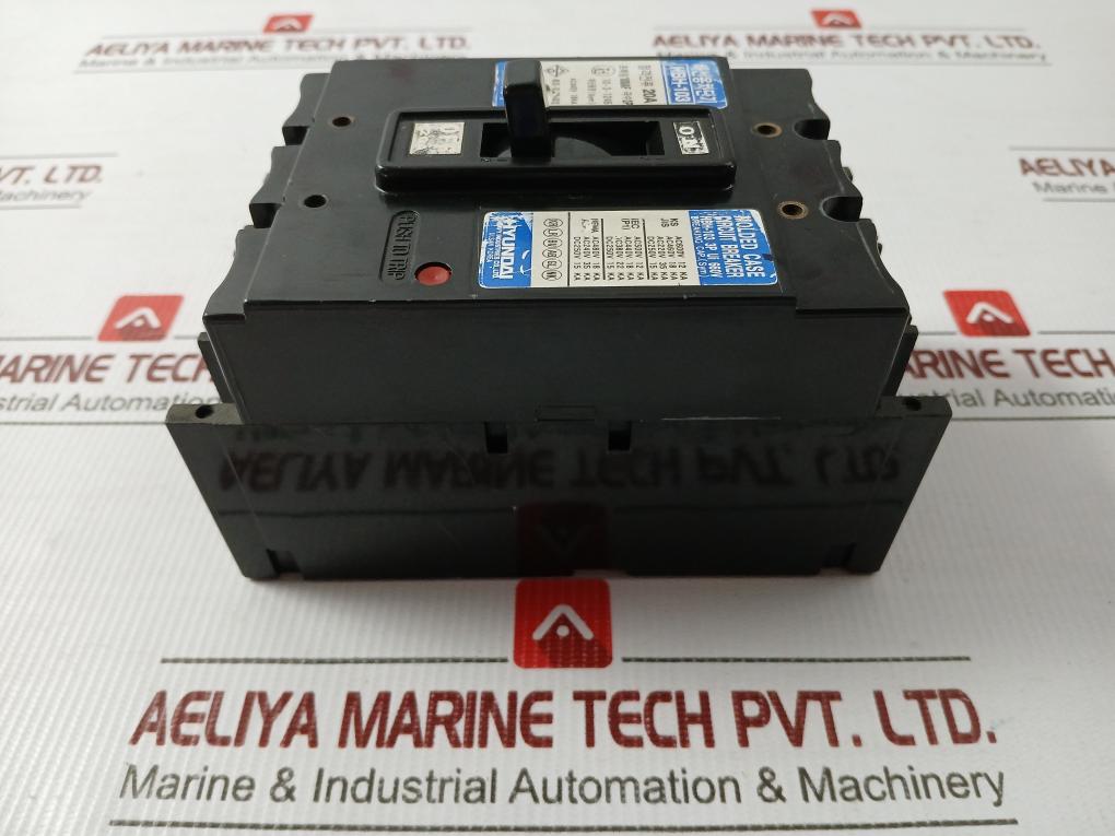 3-pole Molded Case Circuit Breaker Hbh-103 Hyundai 660V/20A
