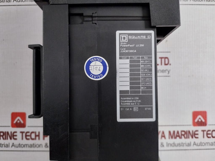 3-pole Molded Case Circuit Breaker Jja36150Ca Square D 150A