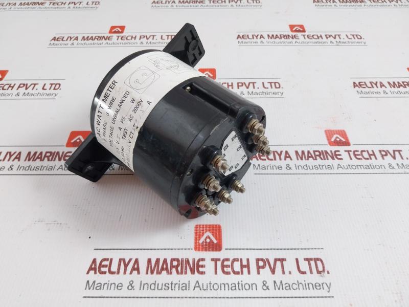 3-wire Unbalanced Wattmeter 115V 5A Qiaoguang Electric Instrument