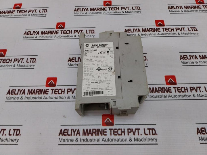 Allen-bradley 150-c37Nbd Soft Starter Smc-3 Ser B 50/60Hz