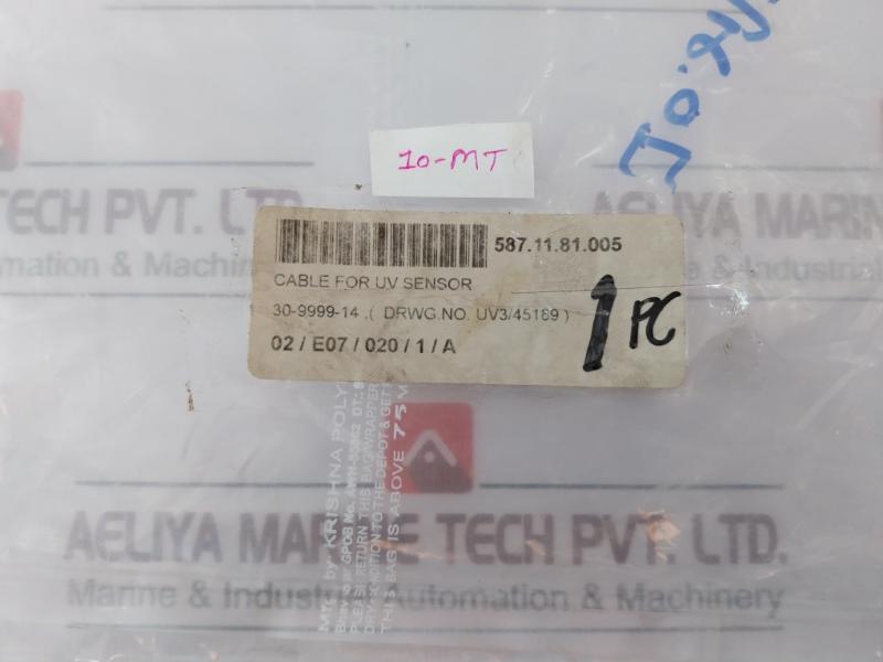 30-9999-14 Cable for UV Current Sensor Element, 10-MT Length 587.11.81.005