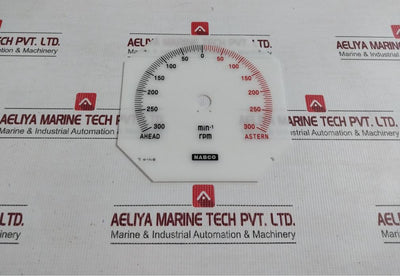 300-0-300 Min-1 Nabco Dial Face For Propulsion And Control System