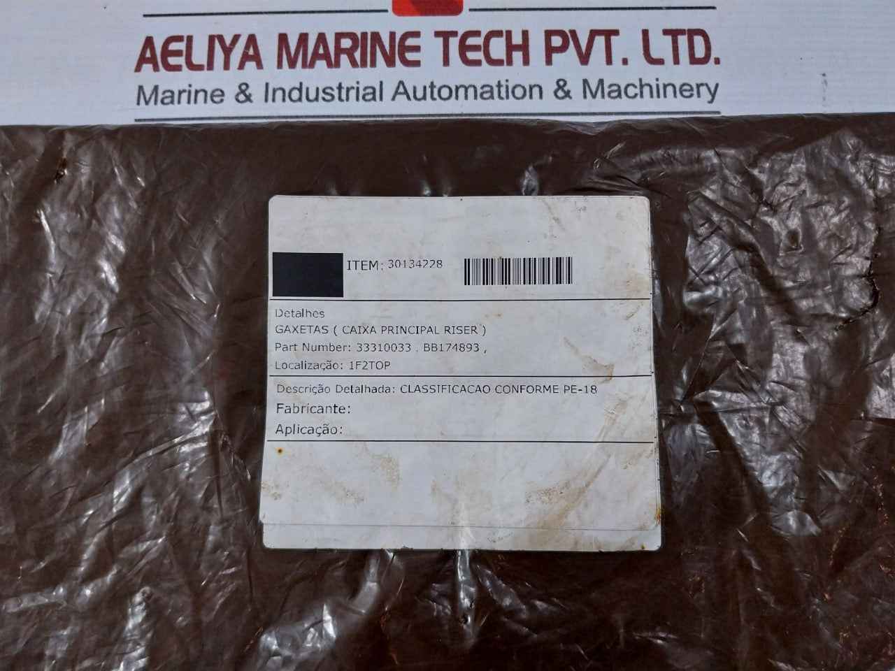 30134228 Gaskets Bb174893 (Main Riser Box)