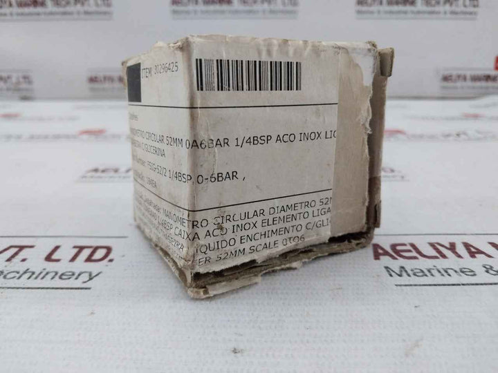 30296425 Dial Pressure Gauge 0-100 Psi 0 To 6 Bar