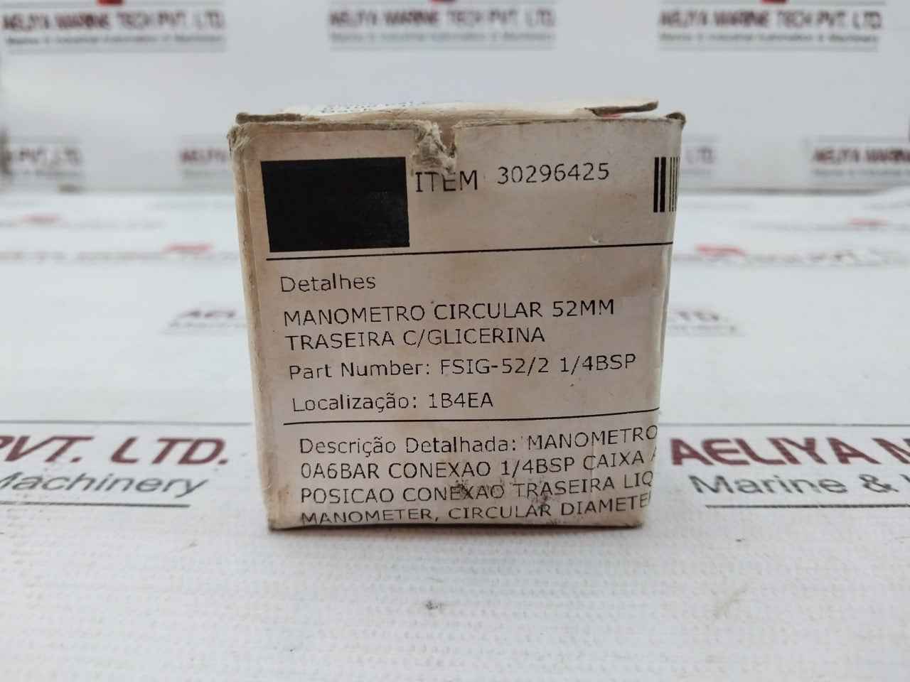 30296425 Pressure Gauge 0-100 Psi 0-7 Bar