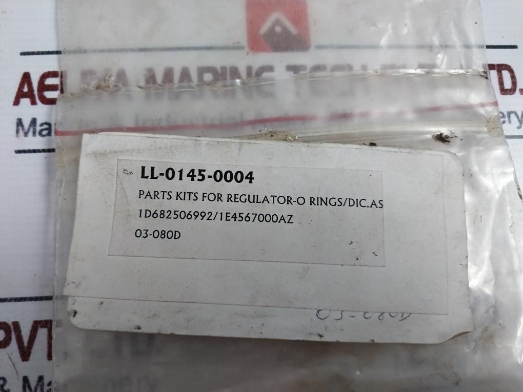 303-02-0126-0002 Part Kit For Regulator - O-ring/dic.as Ll-0145-0004