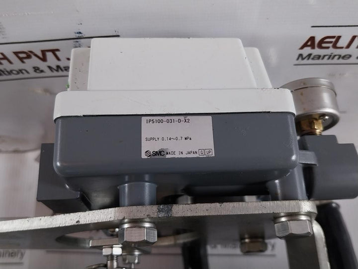 Tomoe Temperature & Pressure Valve W/ Pneumatic Positioner 304Y-7G0 Ip5100 0.4~0.7Mpa
