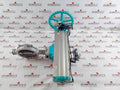 Tomoe Temperature & Pressure Valve W/ Pneumatic Positioner 304Y-7G0 Ip5100 0.4~0.7Mpa