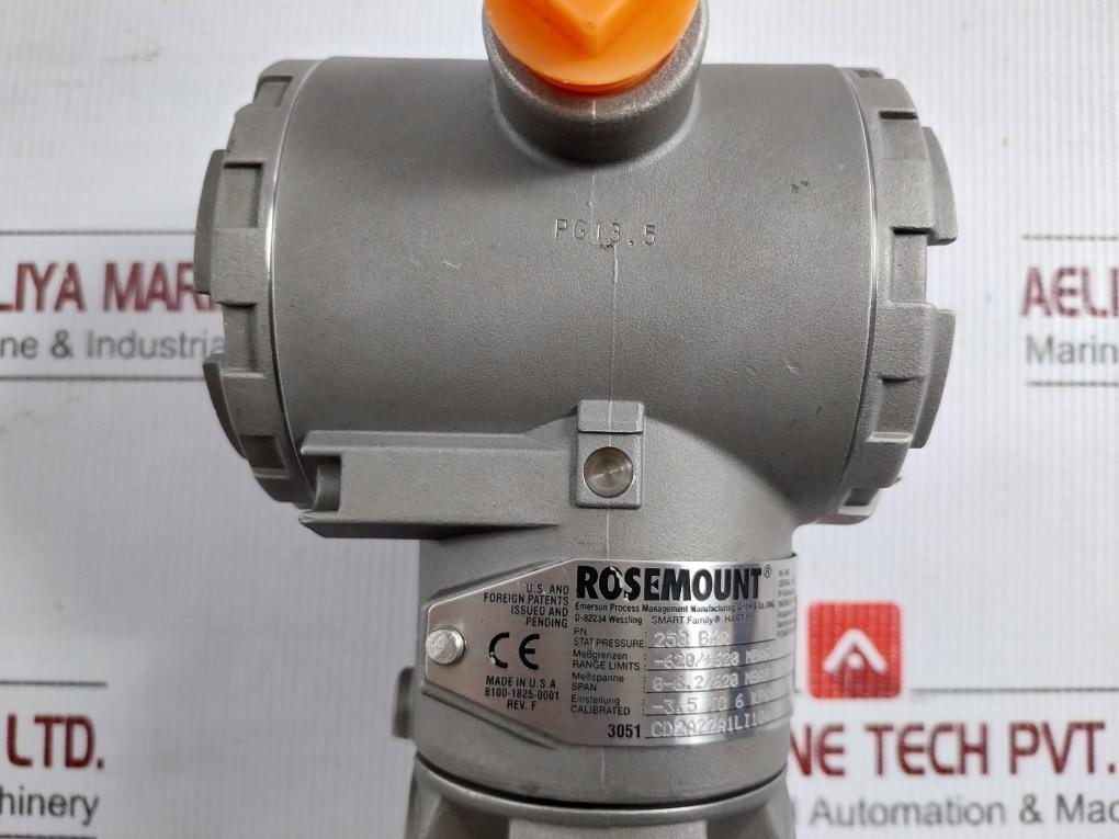 3051 Cd2A22A1Li1Q4 Differential Pressure Transmitter 250Bar Rosemount