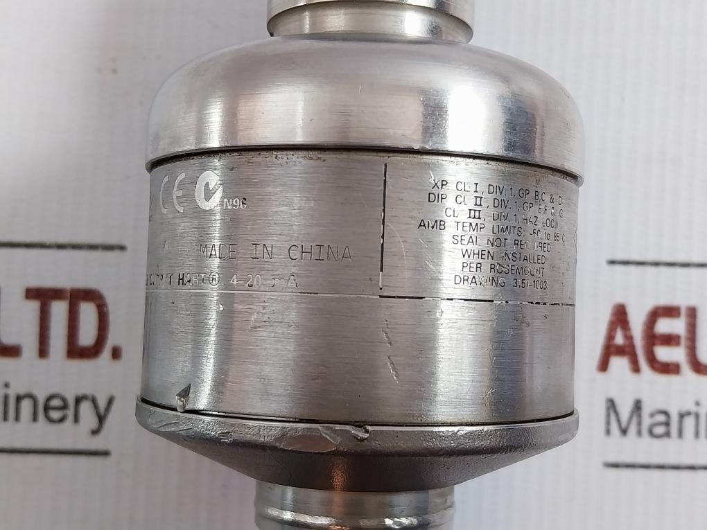 3051S2Tg2A2E11A2Ek5M7 Rosemount Pressure Transmitter 10.5-42.4 Vdc