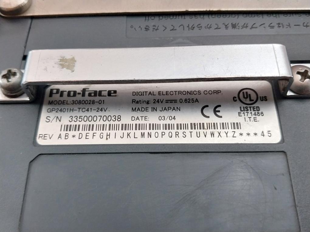 3080028-01 Hmi Teach Pendant Pro-face