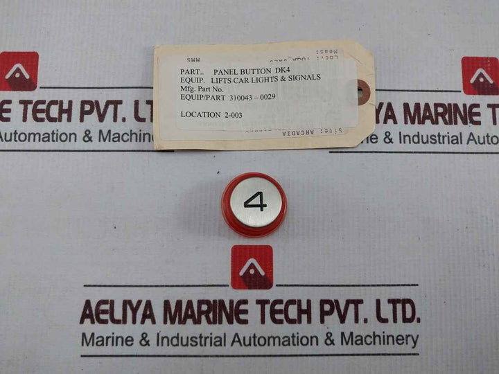 310043-0029 Dk4 Panel Button
