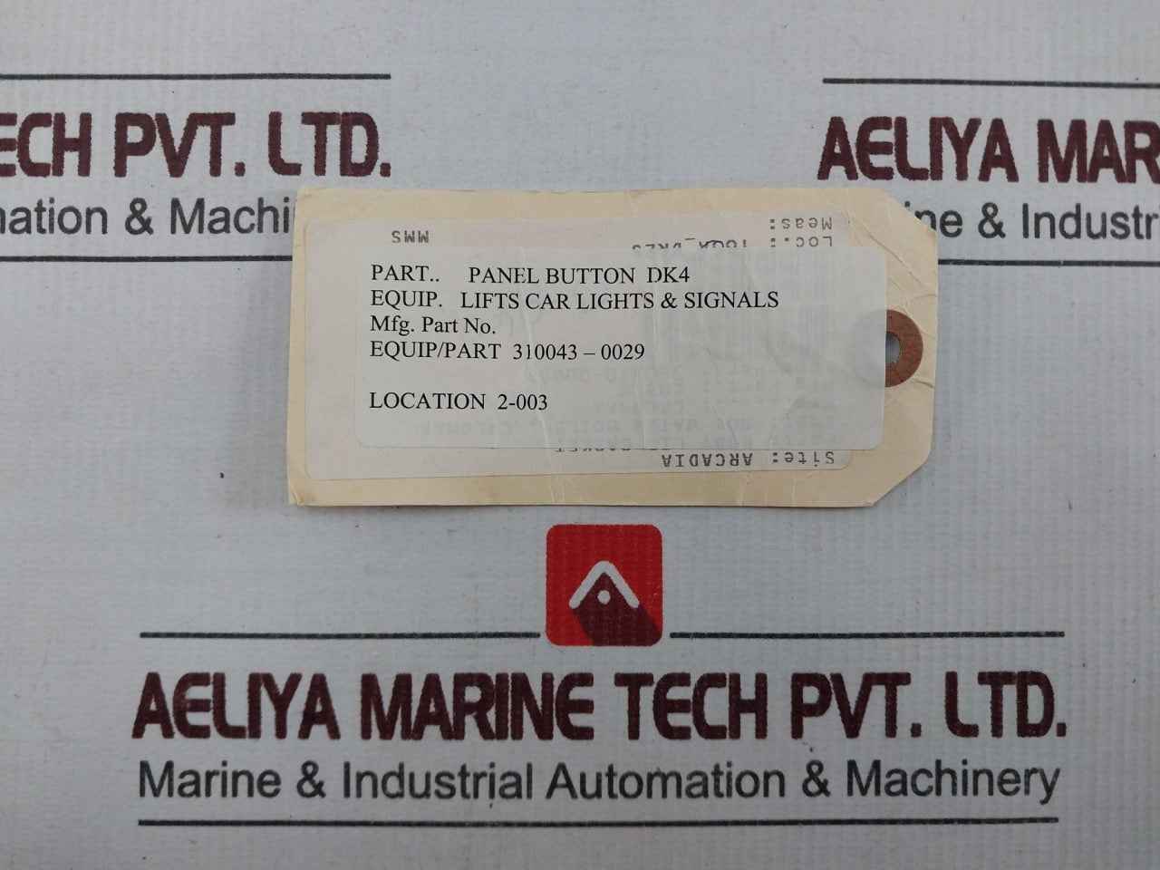 310043-0029 Dk4 Panel Button