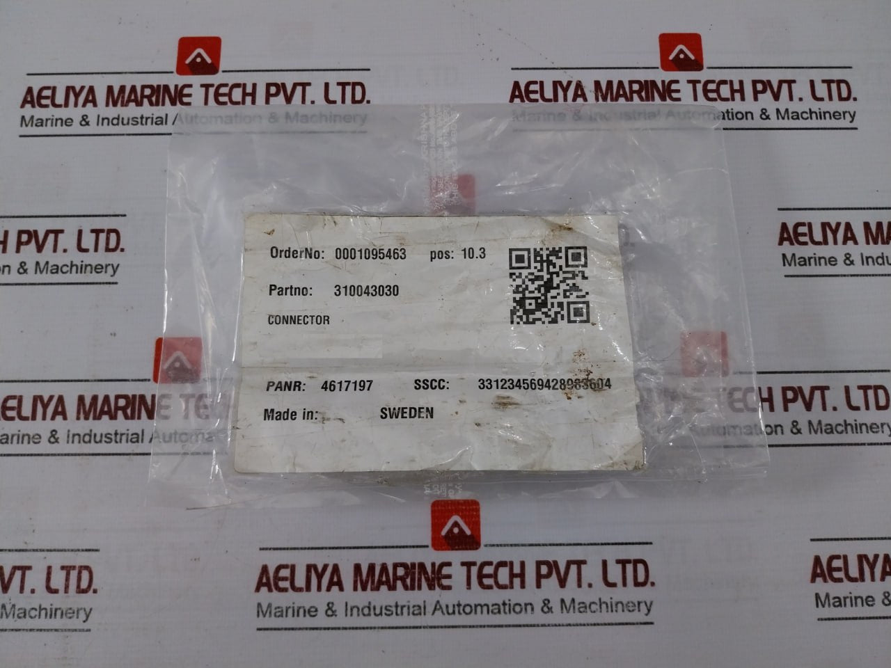 Lot Of 2X 310043030 Connector 0001095463 Panr: 4617197 331234569428983604