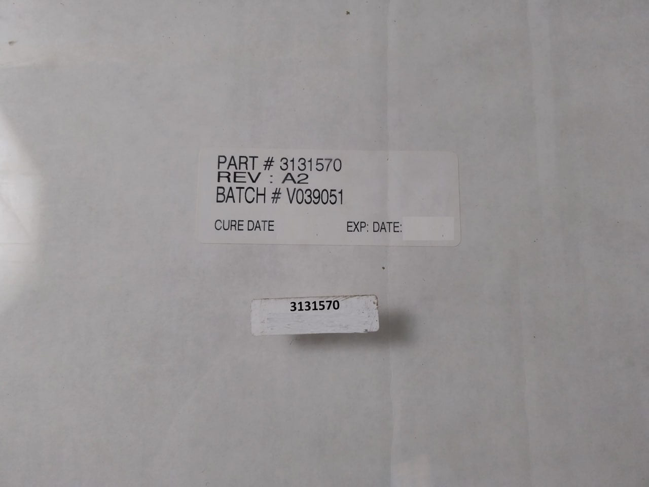 3131570 Rev A2 Ring, Backup, Peek Bonnet Seal