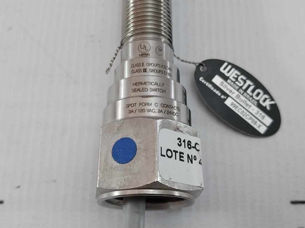 316-c-1-0-00 Westlock 1M Hermetically Sealed Magnetic Proximity Switch