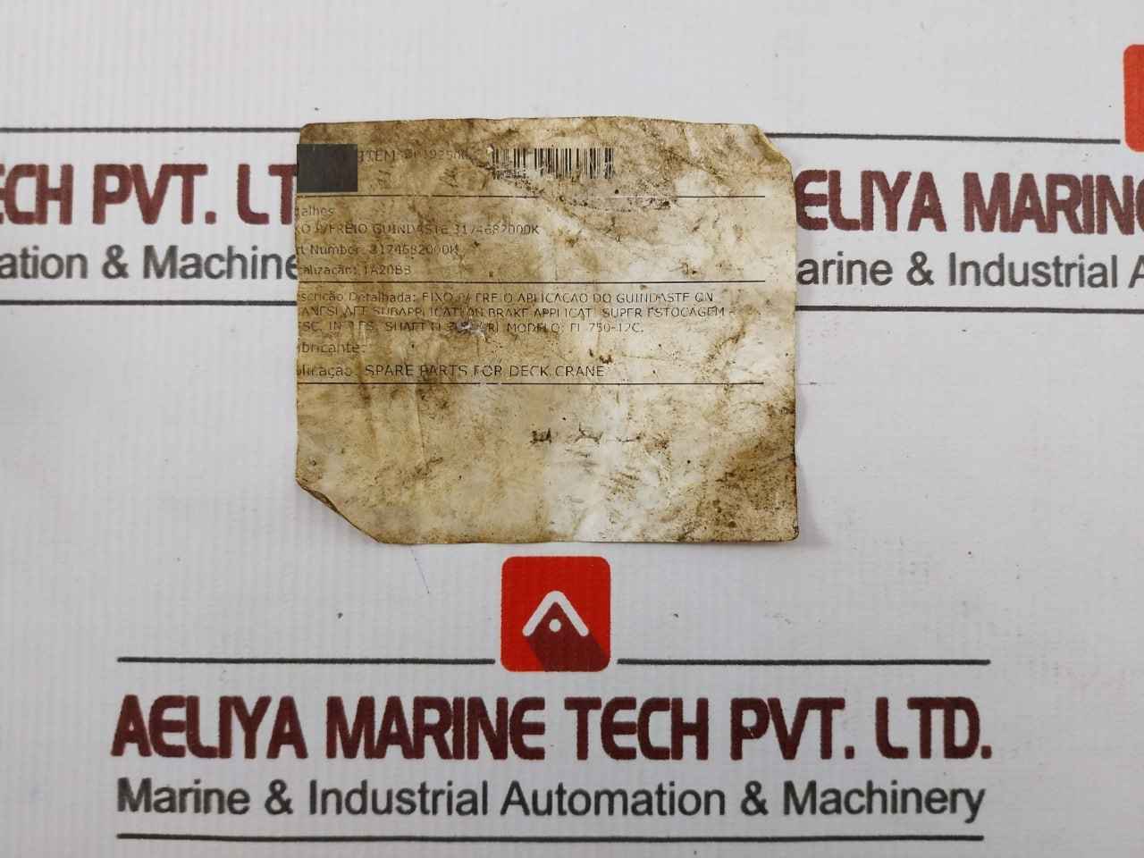 3174682000K Fixed For Crane Brake Ei-750-12C