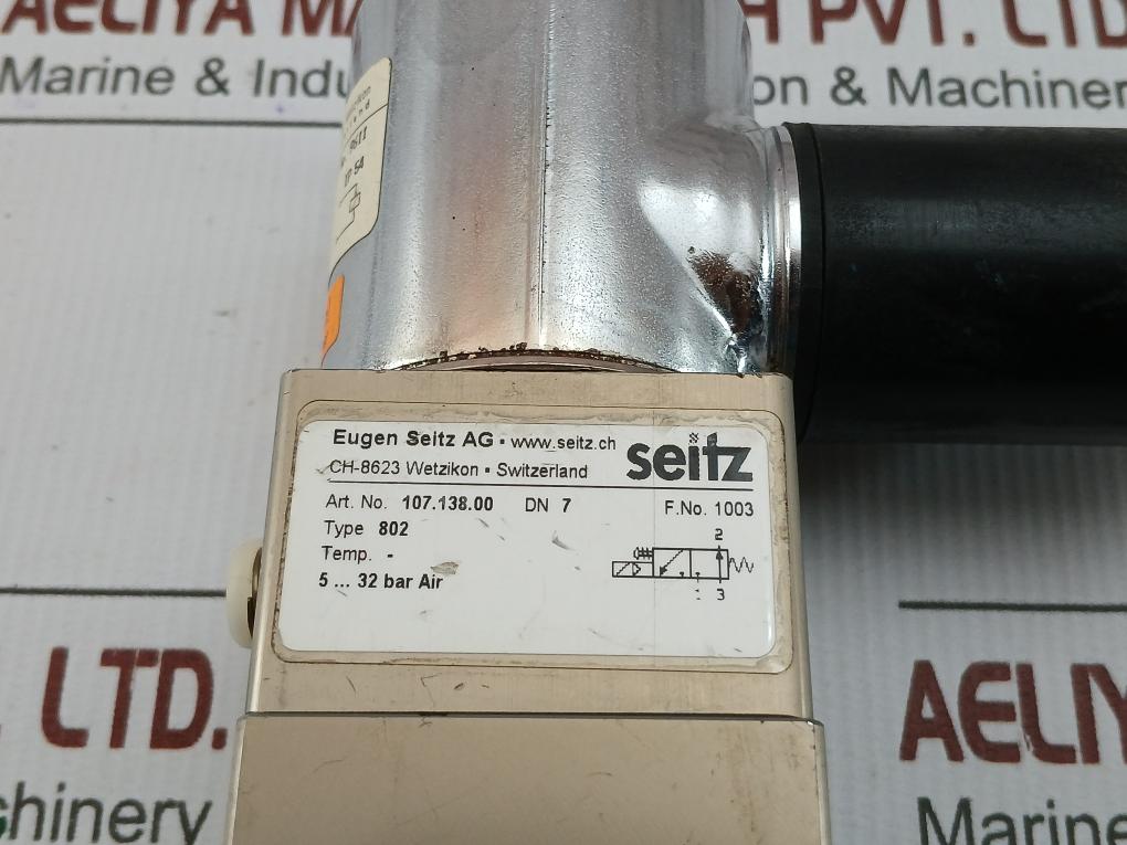 3/2-way Electro-pneumatic Valve 5-32 Bar Air 118 105 024 N Eugen Seitz