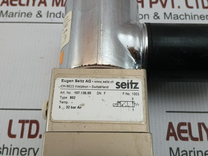 3/2-way Electro-pneumatic Valve 5-32 Bar Air 118 105 024 N Eugen Seitz