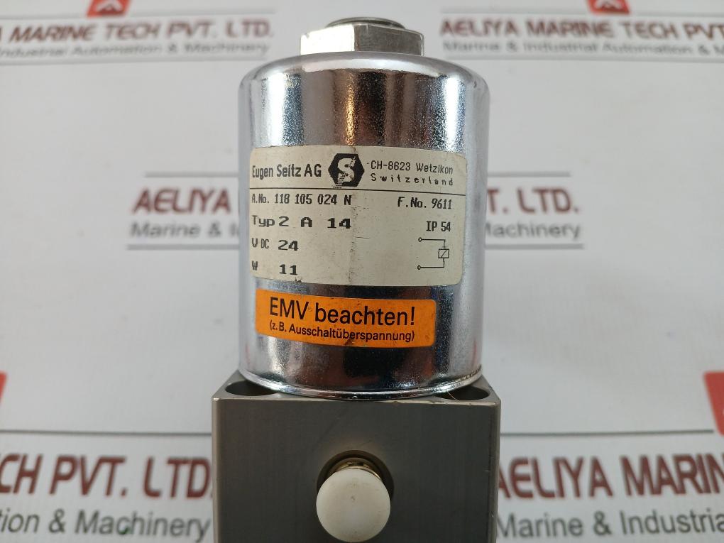 3/2-way Electro-pneumatic Valve 5-32 Bar Air 118 105 024 N Eugen Seitz
