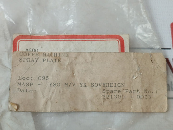 321300-0003 Coffee Machine Spray Plate