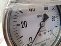 Wika En 837-3 Pressure Gauge 0 To 100 Mbar