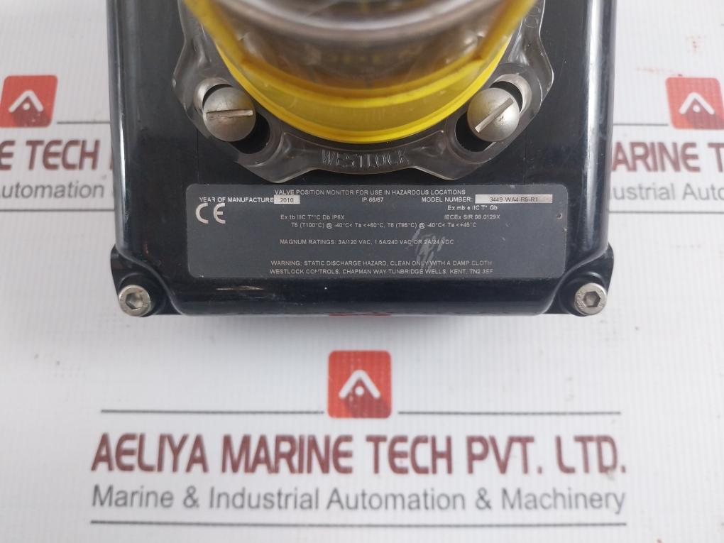 3449-wa4-r5-r1 Rotary Valve Position Monitor Ip 66/67 Westlock Controls