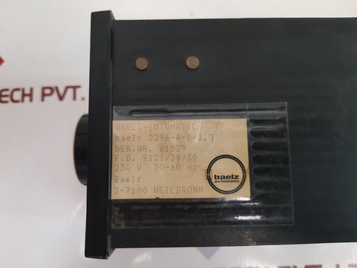 Baelz Wbs 2296 Temperature Controller 0/4-20Ma