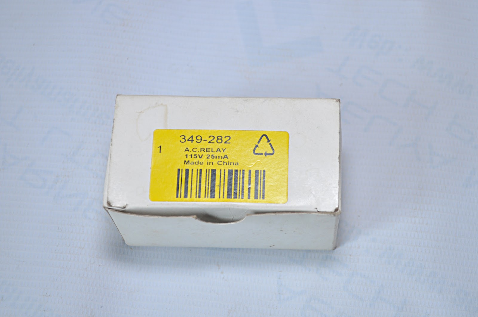 349-282 A.C. Relay 115V 25MA New