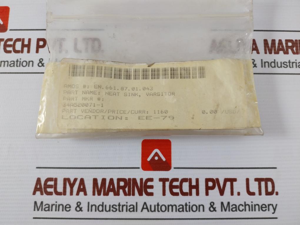 34A520071-1 Heat Sink Varsitor 523-6242