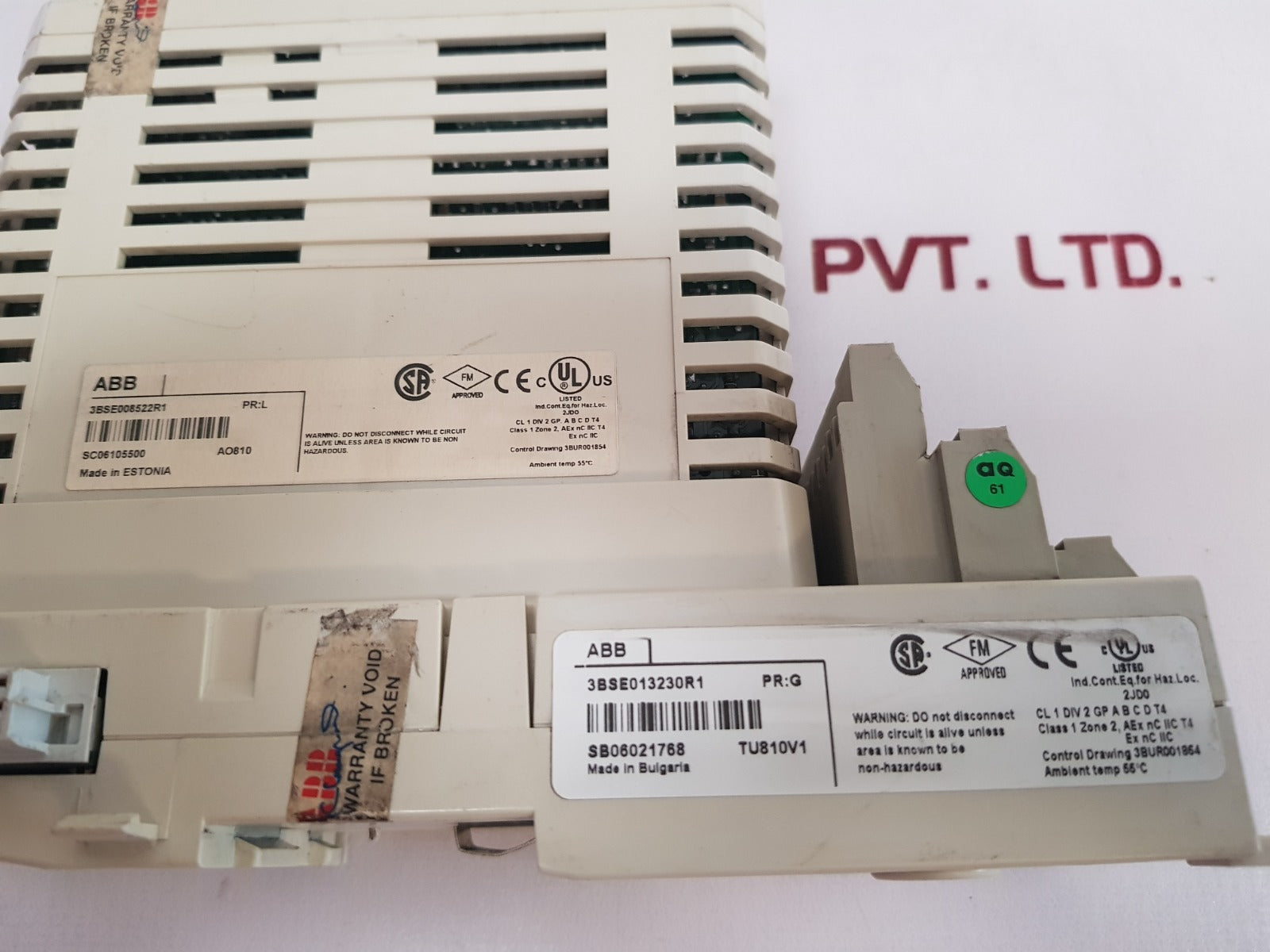 Abb Ao810 3Bse008522R1 Output Module With 3Bse013230R1 Terminal Unit