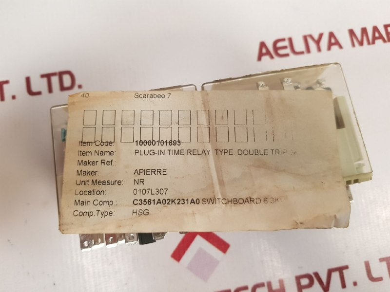 Amra Tripok-p2 Double Trip Plug-in Time Relay - Aeliya Marine Tech