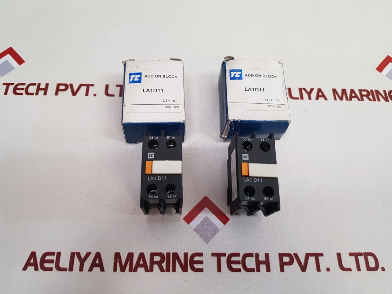 Set of 4x C&s tc la1 d11 auxiliary contact block - Aeliya Marine Tech
