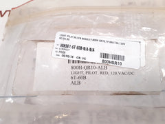 Allen Bradley 800H-qr10 Red Pilot Light 120V Ac/Dc - Aeliya Marine Tech