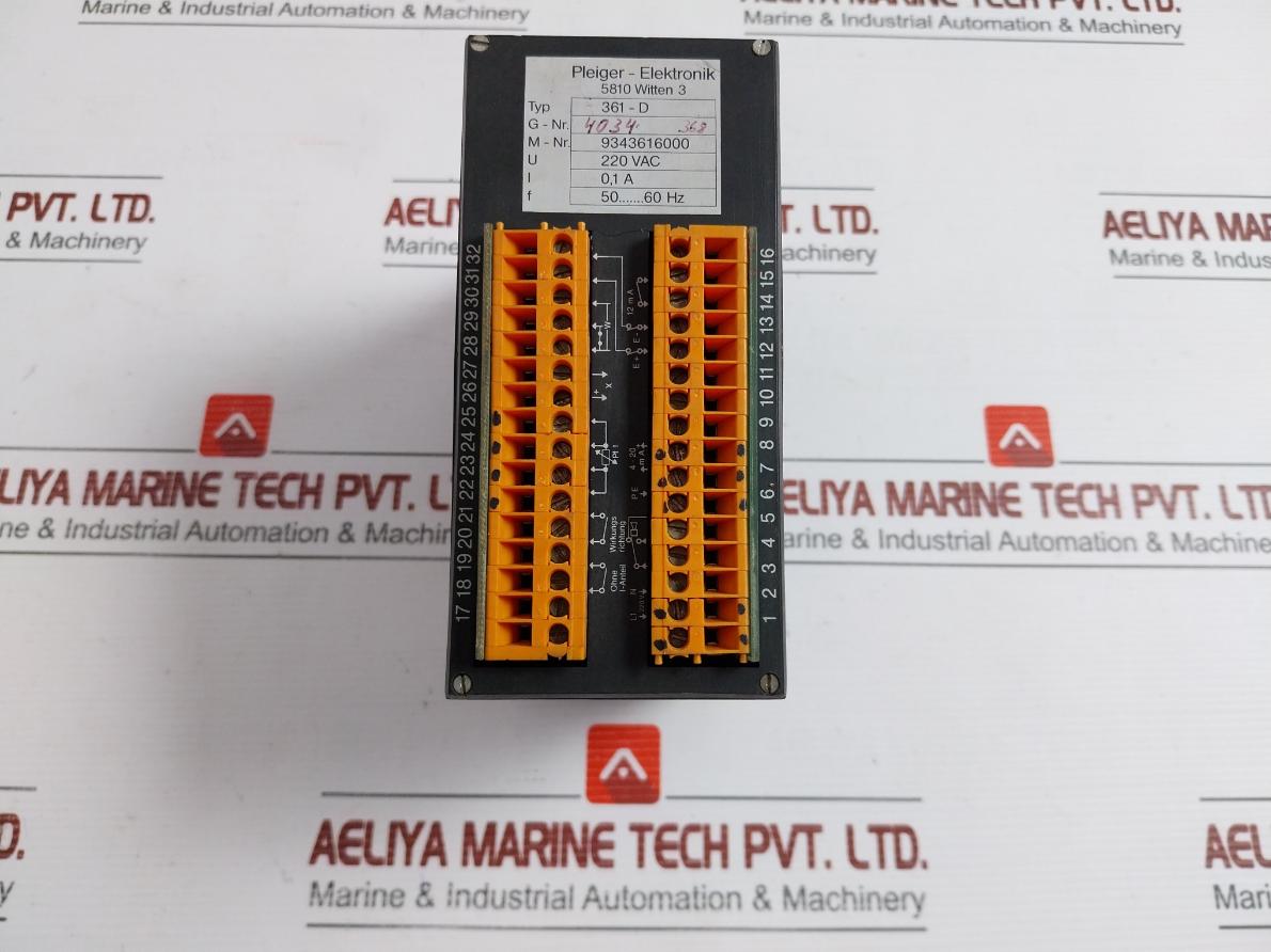 361-d Controller Pleiger-elektronik 50-60Hz