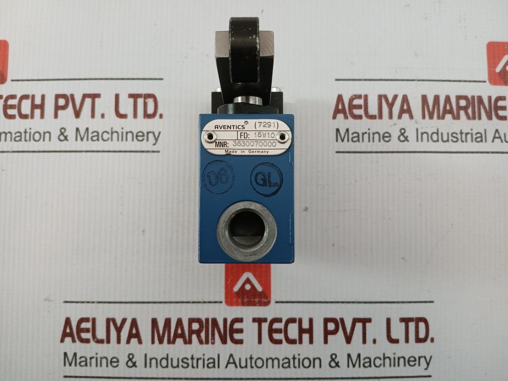 363.007.000.0 3/2-way Roller Lever Pneumatic Directional Control Valve Rexroth
