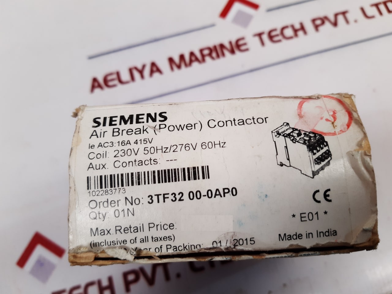 Siemens 3Tf32 00-0A Power Contactor 110-132 V