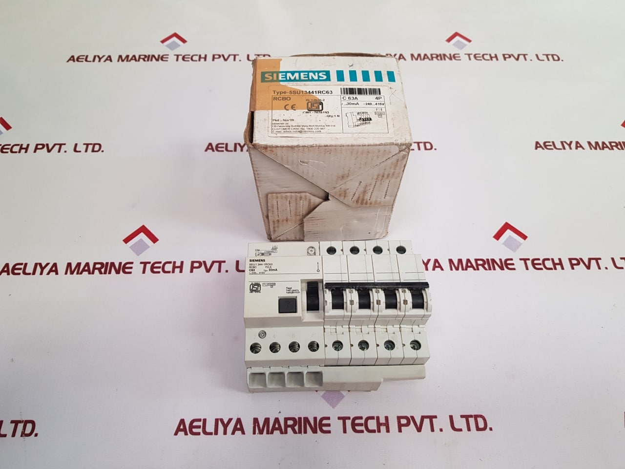 Siemens C63 Circuit Breaker 5Su1 344-1 Rc63