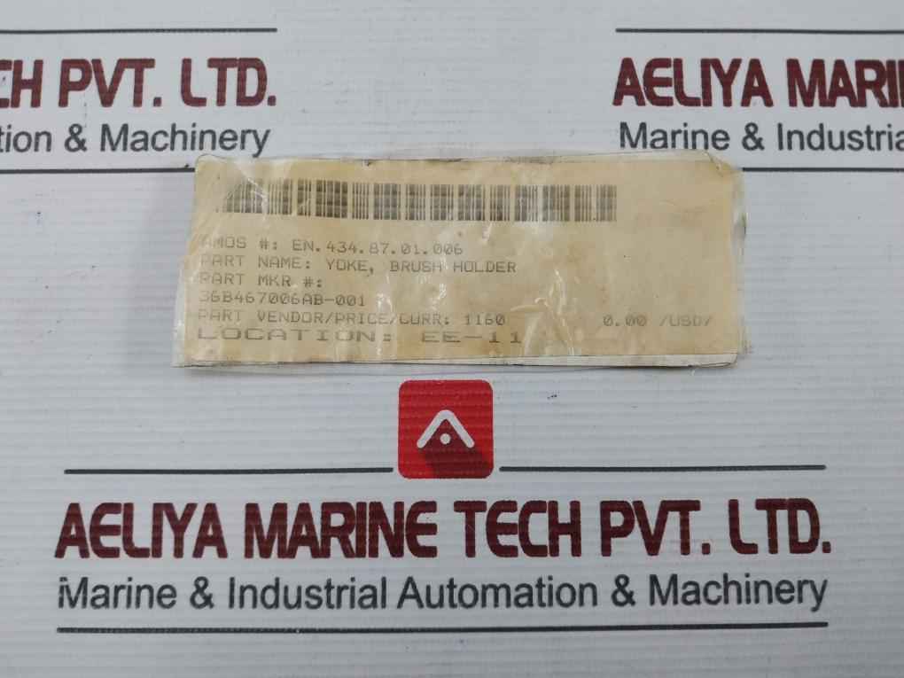 36B467006Ab-001 D.C. Generator 65Kw Yoke Brush Holder